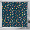 Nutcracker Print Pattern Bathroom Shower Curtain-grizzshop