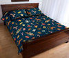 Nutcracker Print Pattern Bed Set Quilt-grizzshop