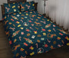 Nutcracker Print Pattern Bed Set Quilt-grizzshop