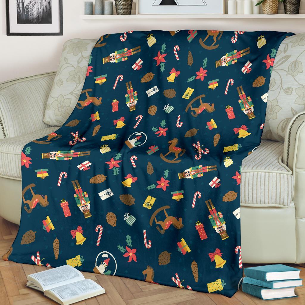 Nutcracker Print Pattern Blanket-grizzshop