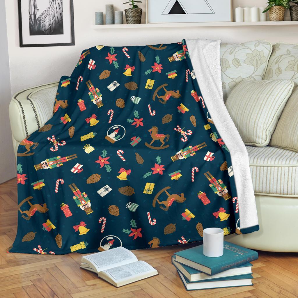 Nutcracker Print Pattern Blanket-grizzshop