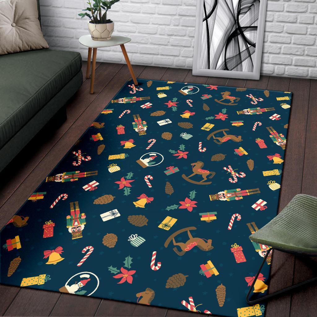 Nutcracker Print Pattern Floor Mat-grizzshop