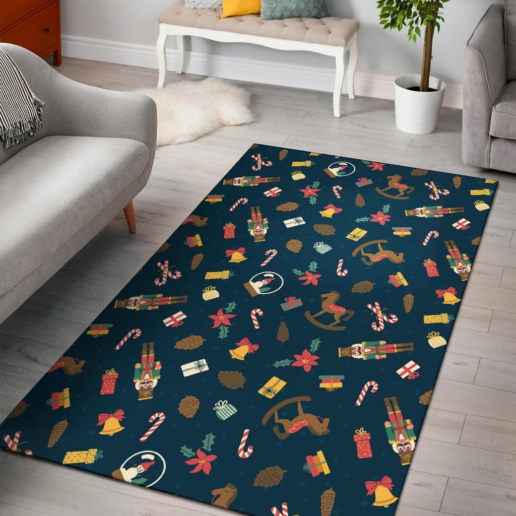 Nutcracker Print Pattern Floor Mat-grizzshop