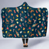 Nutcracker Print Pattern Hooded Blanket-grizzshop