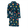 Nutcracker Print Pattern Men Long Robe-grizzshop