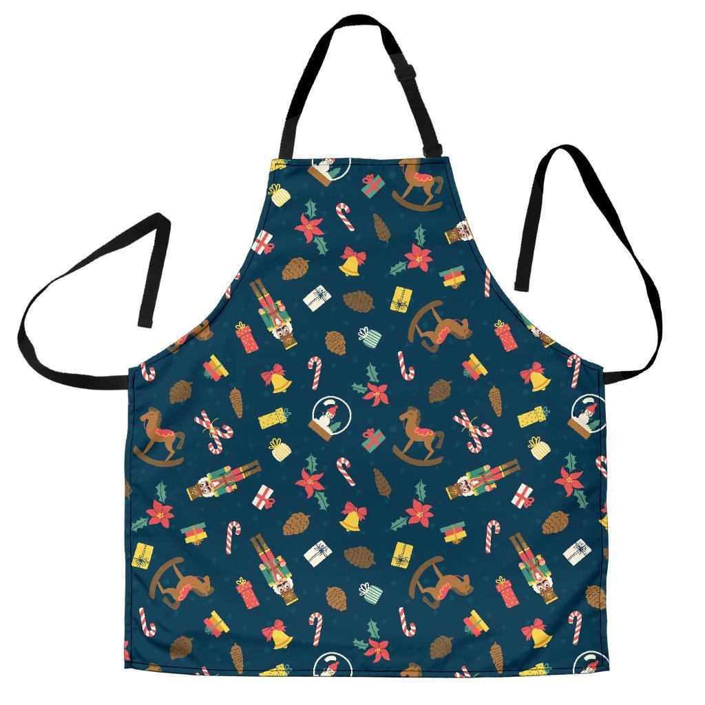Nutcracker Print Pattern Men's Apron-grizzshop