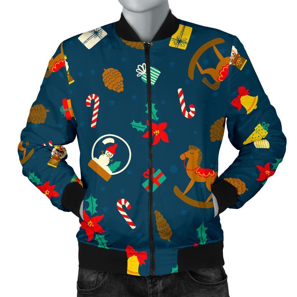 Nutcracker Print Pattern Men's Bomber Jacket-grizzshop