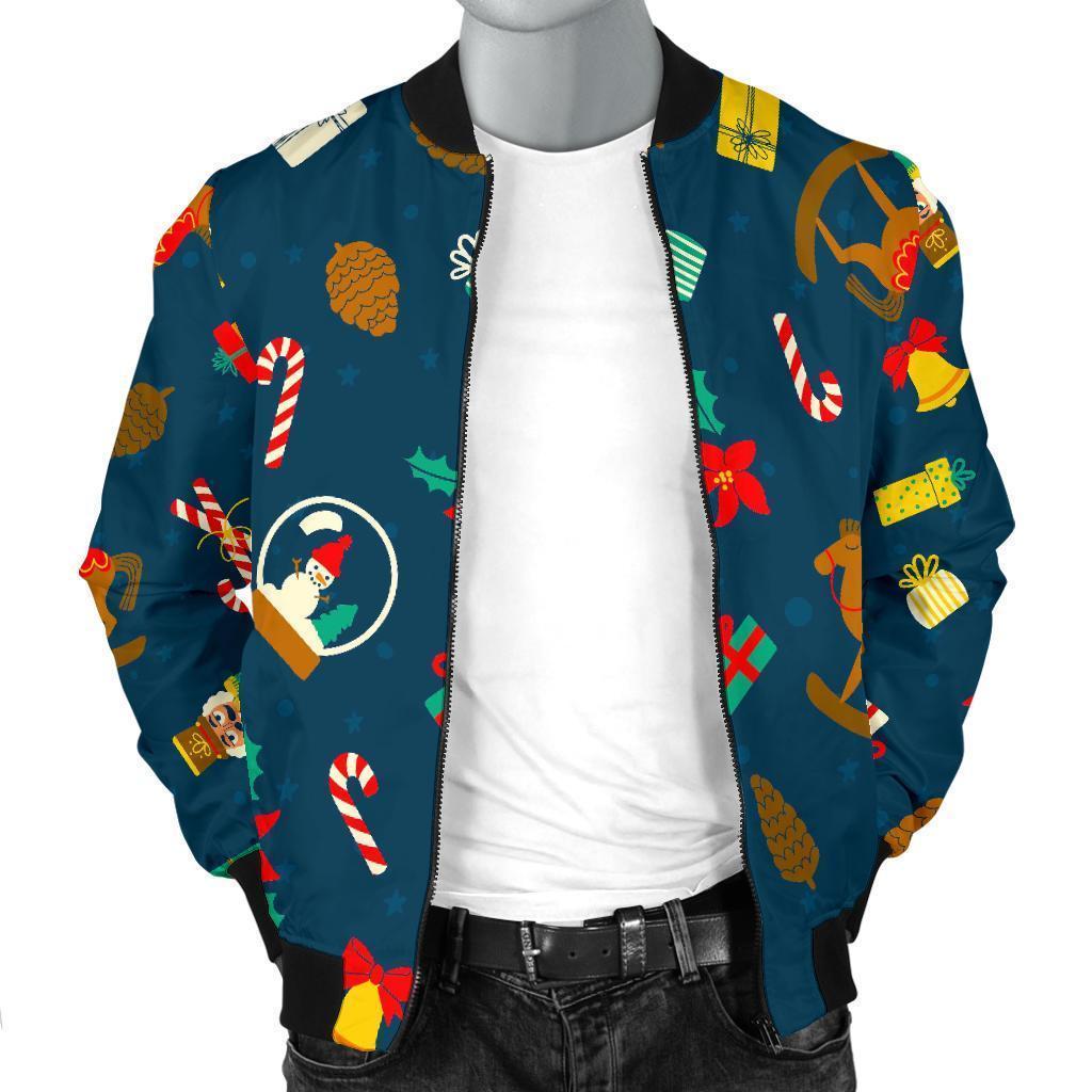 Nutcracker Print Pattern Men's Bomber Jacket-grizzshop