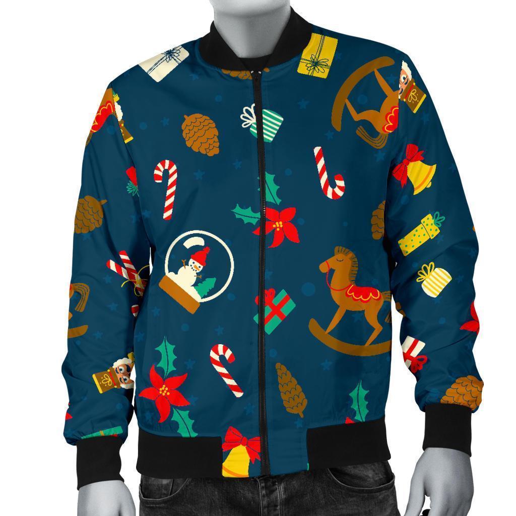 Nutcracker Print Pattern Men's Bomber Jacket-grizzshop