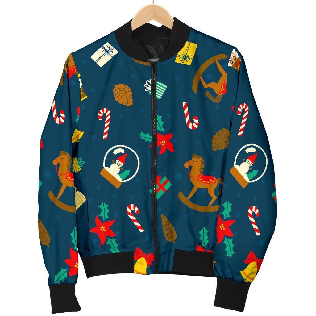 Nutcracker Print Pattern Men's Bomber Jacket-grizzshop