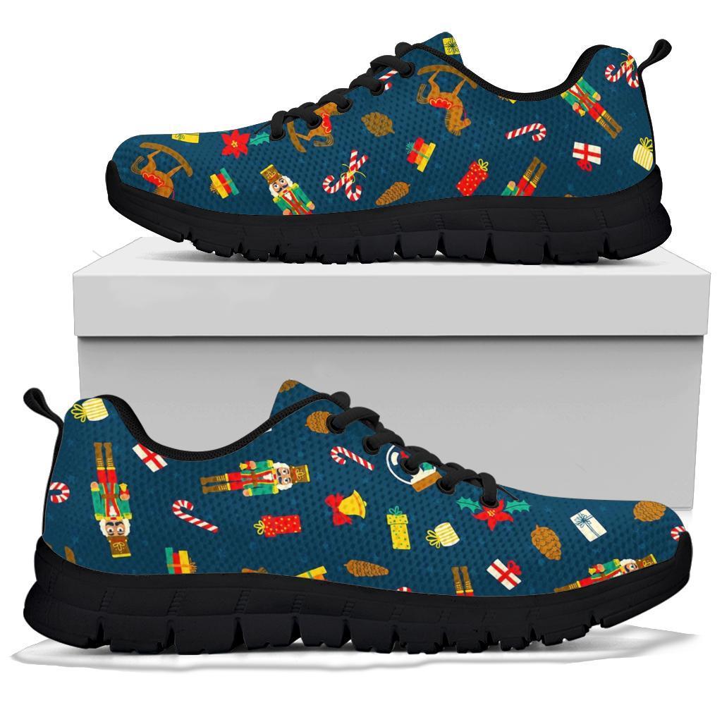 Nutcracker Print Pattern Sneaker Shoes For Men Women-grizzshop