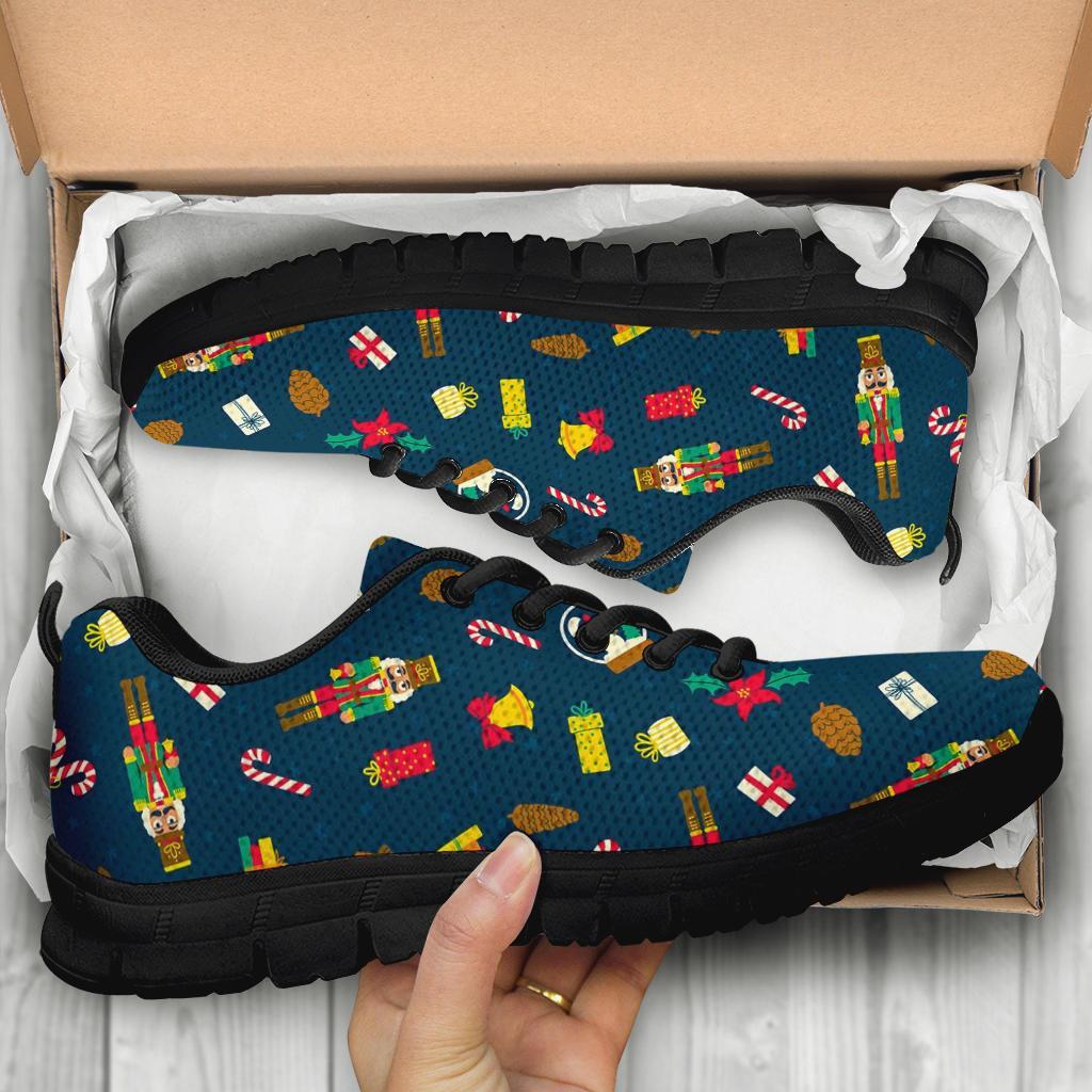 Nutcracker Print Pattern Sneaker Shoes For Men Women-grizzshop