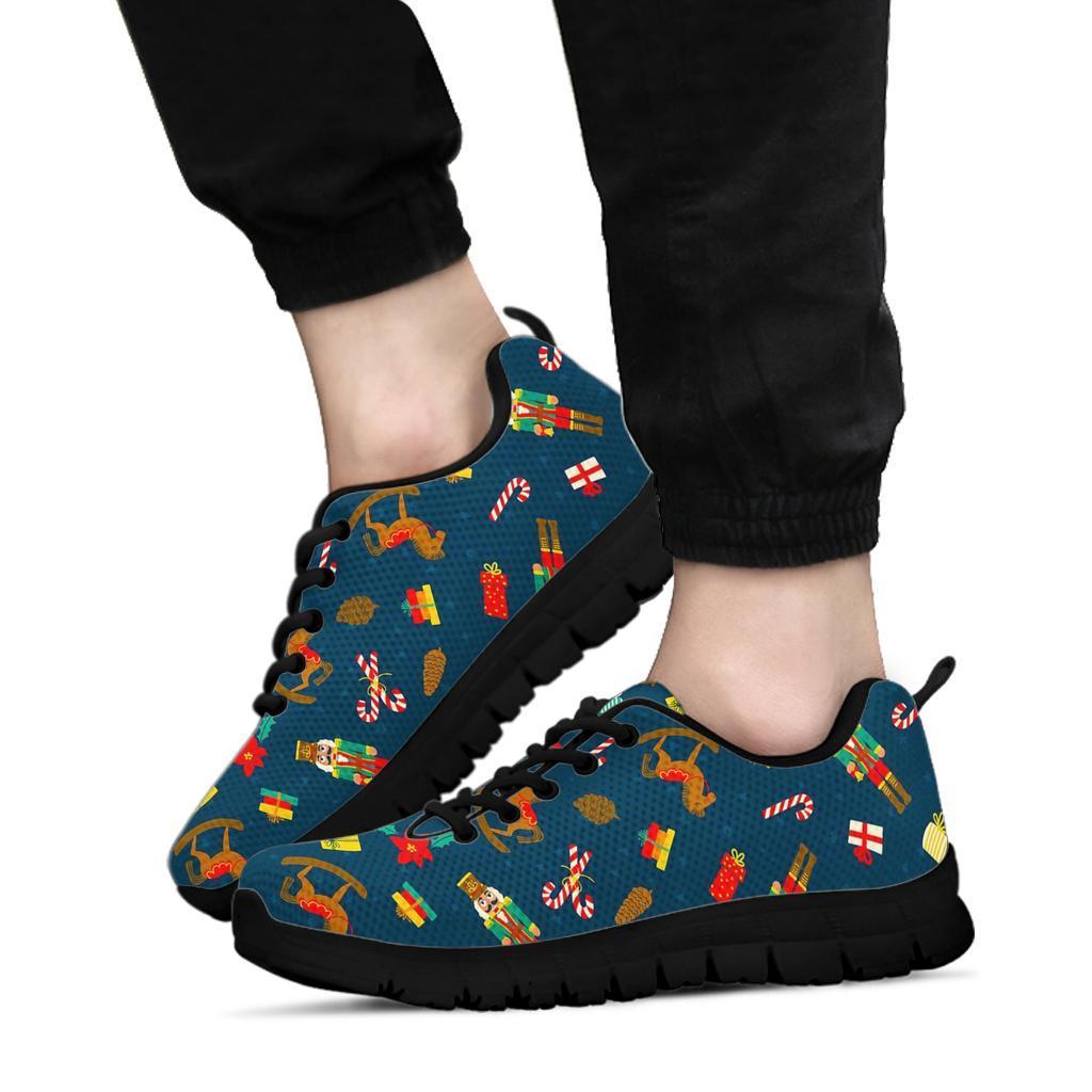 Nutcracker Print Pattern Sneaker Shoes For Men Women-grizzshop