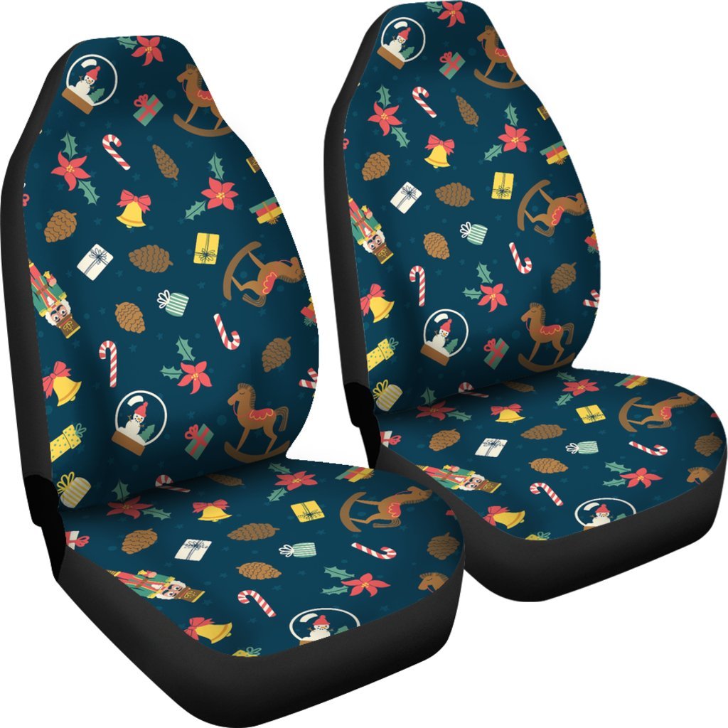 Nutcracker Print Pattern Universal Fit Car Seat Covers-grizzshop