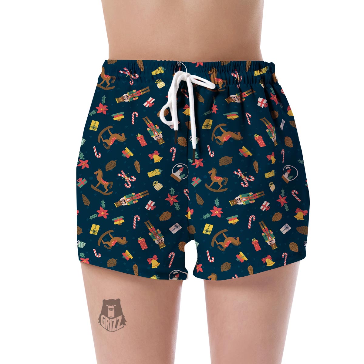 Nutcracker Print Pattern Women's Shorts-grizzshop