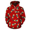 Nutcracker Red Pattern Print Men Women Pullover Hoodie-grizzshop