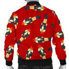 Nutcracker Red Pattern Print Men's Bomber Jacket-grizzshop