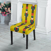 Nutcracker Yellow Pattern Print Chair Cover-grizzshop