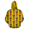 Nutcracker Yellow Pattern Print Men Women Pullover Hoodie-grizzshop