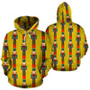 Nutcracker Yellow Pattern Print Men Women Pullover Hoodie-grizzshop