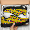 Nutcracker Yellow Pattern Print Sneaker Shoes For Men Women-grizzshop