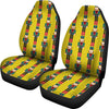 Nutcracker Yellow Pattern Print Universal Fit Car Seat Covers-grizzshop