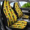 Nutcracker Yellow Pattern Print Universal Fit Car Seat Covers-grizzshop