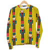 Nutcracker Yellow Pattern Print Women's Sweatshirt-grizzshop