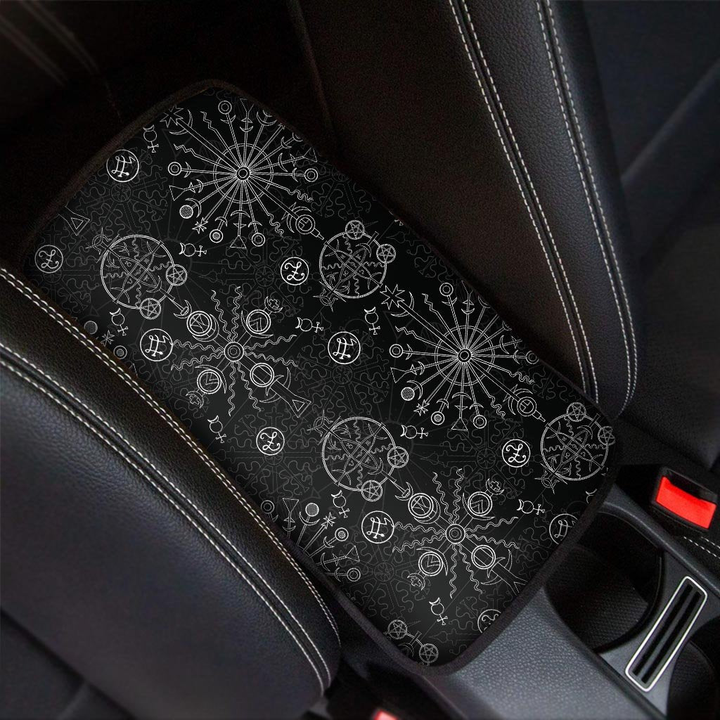 Occult Witch Gothic Car Console Cover-grizzshop