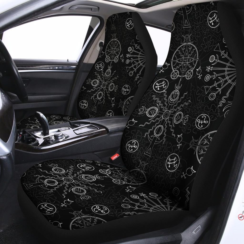 Occult Witch Gothic Car Seat Covers-grizzshop