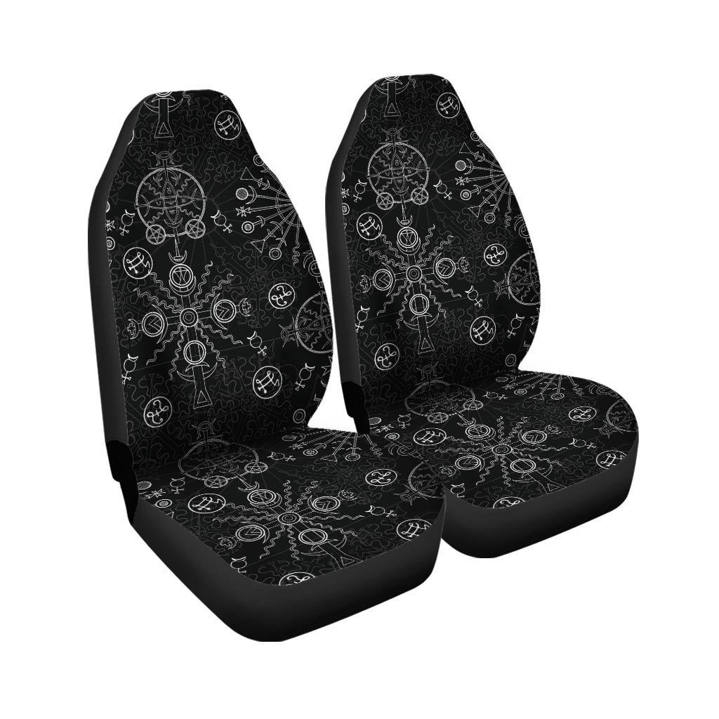 Occult Witch Gothic Car Seat Covers-grizzshop