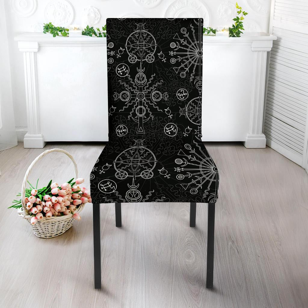 Occult Witch Gothic Chair Cover-grizzshop