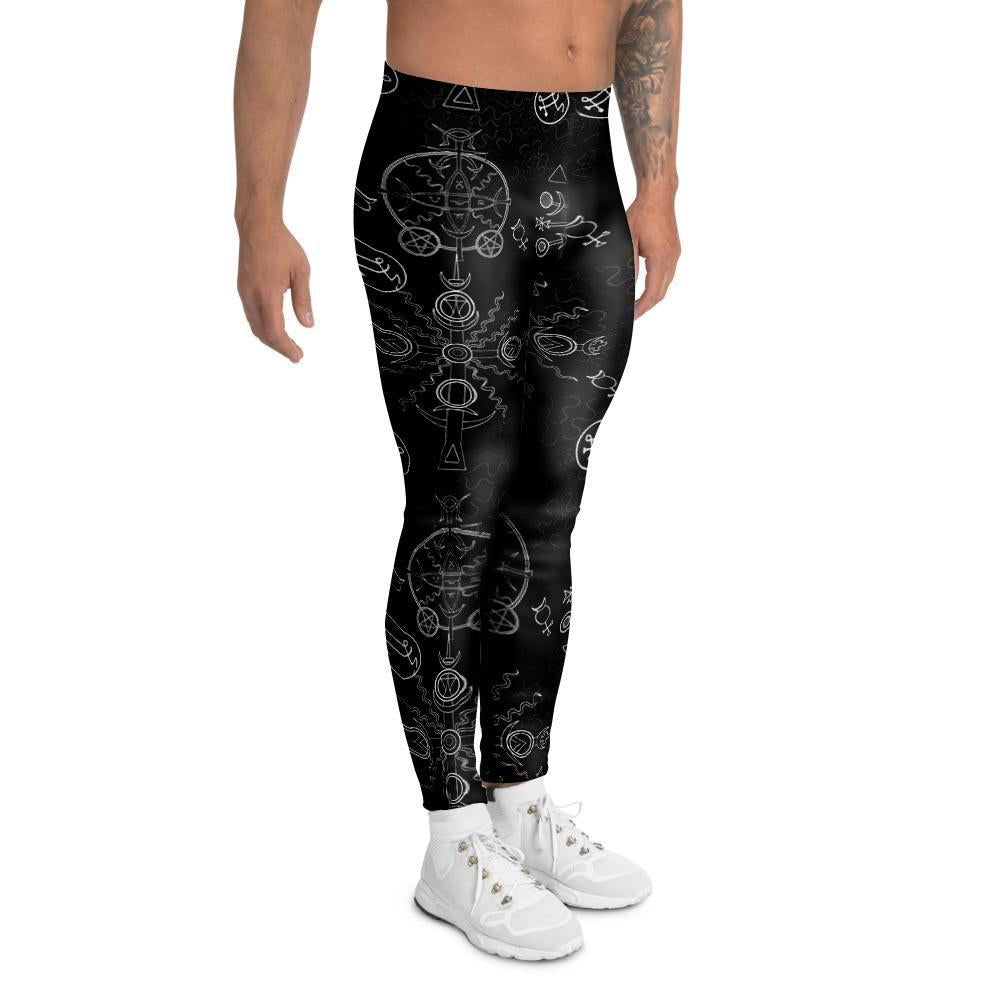 Occult Witch Gothic Men's Leggings-grizzshop