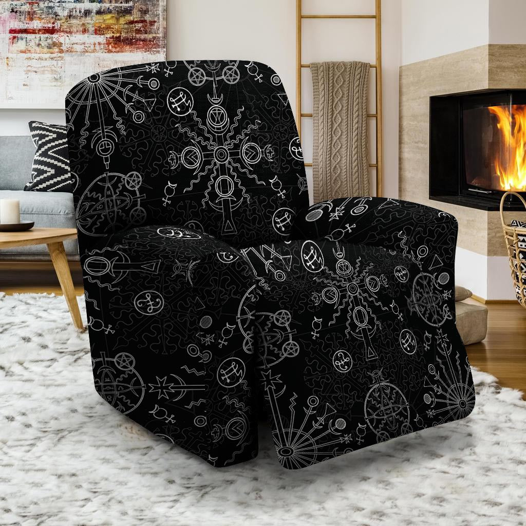 Occult Witch Gothic Recliner Cover-grizzshop