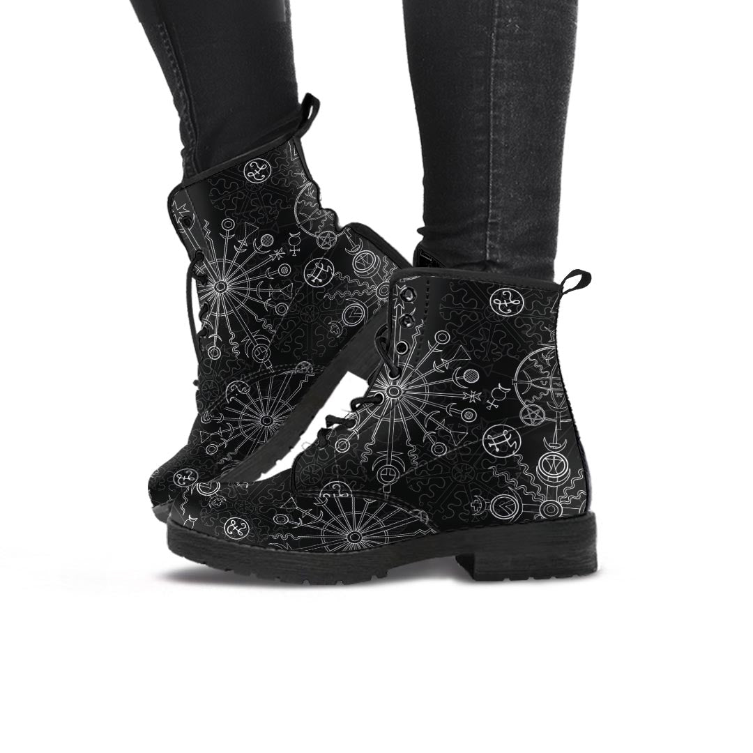 Occult Witch Gothic Women's Boots-grizzshop