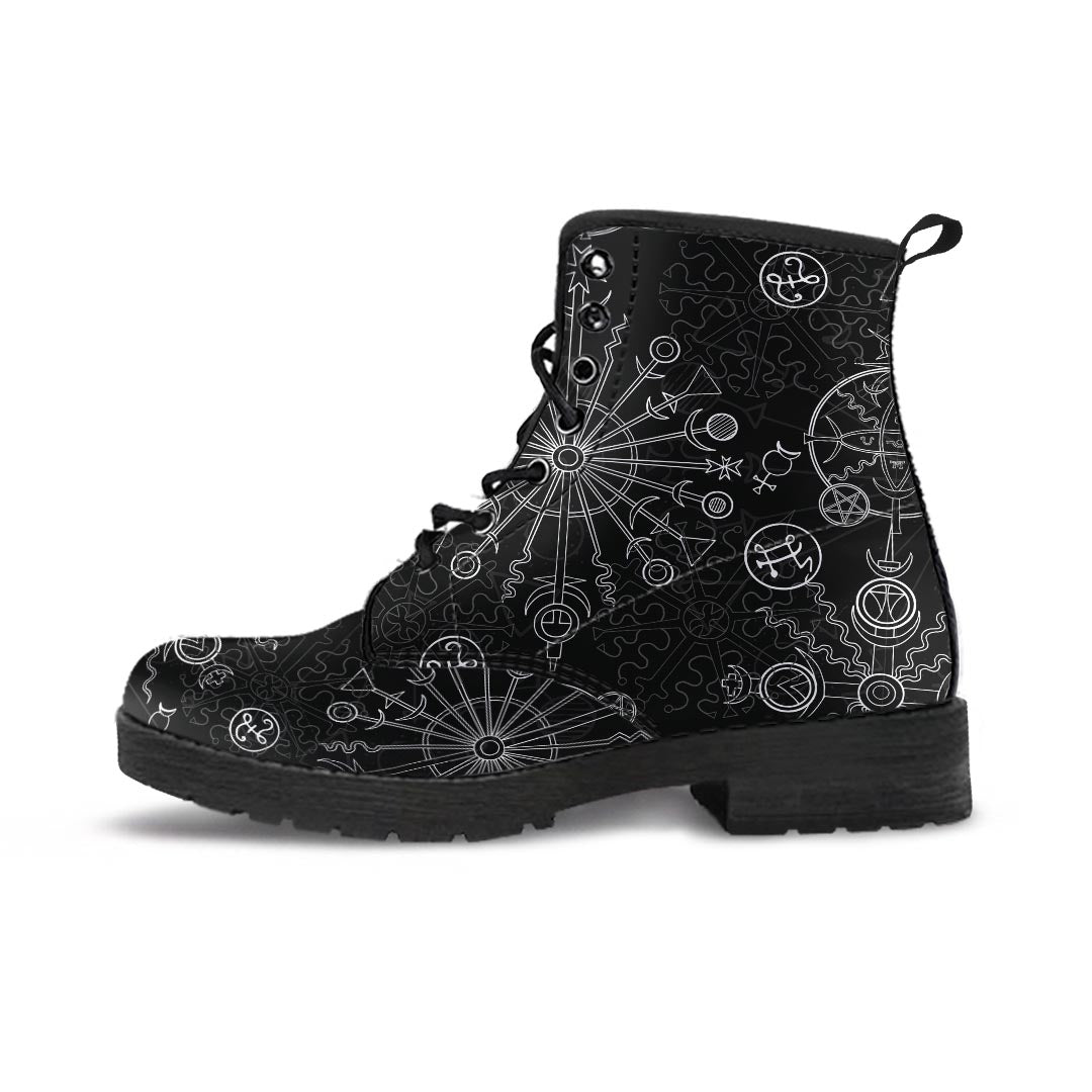 Occult Witch Gothic Women's Boots-grizzshop