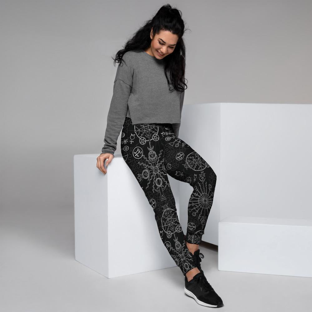 Occult Witch Gothic Women's Joggers-grizzshop