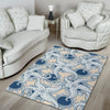 Ocean Octopus Pattern Print Floor Mat-grizzshop