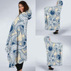 Ocean Octopus Pattern Print Hooded Blanket-grizzshop