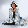 Ocean Octopus Pattern Print Hooded Blanket-grizzshop