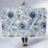 Ocean Octopus Pattern Print Hooded Blanket-grizzshop