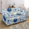 Ocean Octopus Pattern Print Loveseat Cover-grizzshop