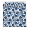 Ocean Pattern Print Duvet Cover Bedding Set-grizzshop