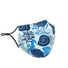 Ocean Pattern Print Face Mask-grizzshop