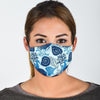 Ocean Pattern Print Face Mask-grizzshop