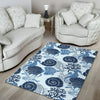 Ocean Pattern Print Floor Mat-grizzshop