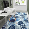 Ocean Pattern Print Floor Mat-grizzshop