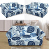 Ocean Pattern Print Loveseat Cover-grizzshop