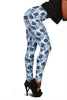 Ocean Pattern Print Women Leggings-grizzshop