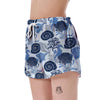 Ocean Pattern Print Women's Shorts-grizzshop